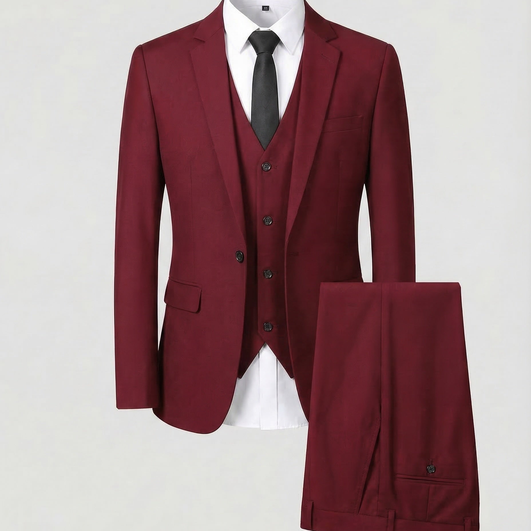 Elias | Anzug Slim Fit Herren Dreiteiler mit Weste