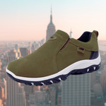 Elias | Loafer Herren Slip-on Wildleder Penny Loafer Profilsohle