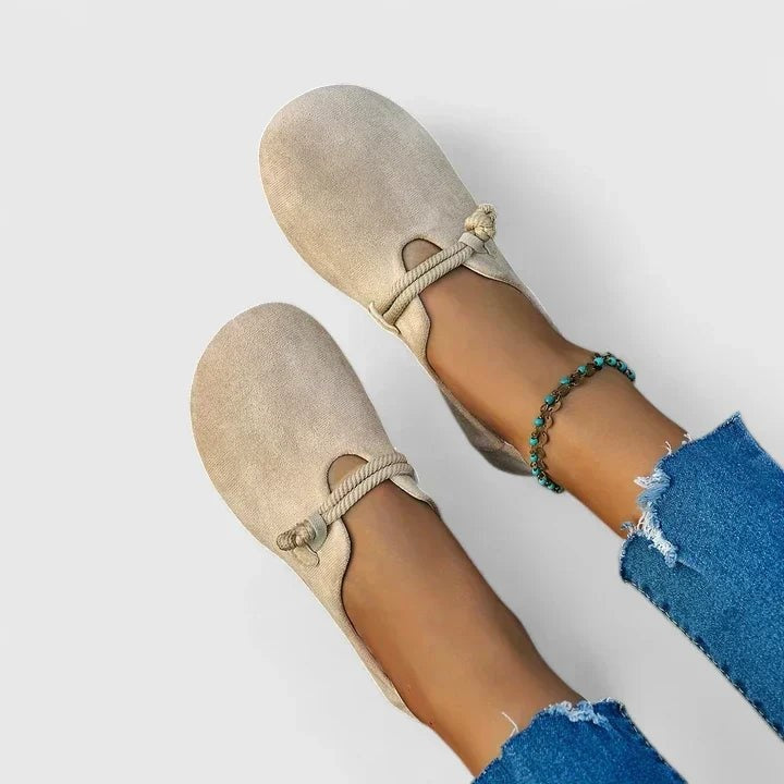 Emese | Mokaszin Női Kötél Pántos Slip-On
