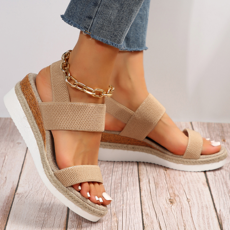 Emese | Platformos Szandál Női Pántos Espadrilles