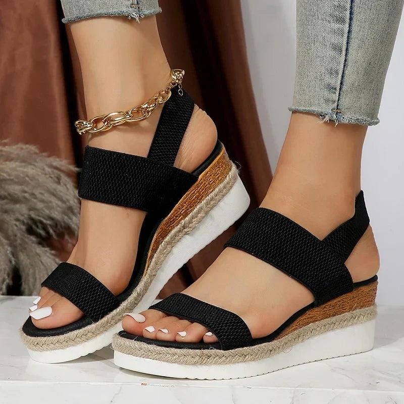 Emese | Platformos Szandál Női Pántos Espadrilles