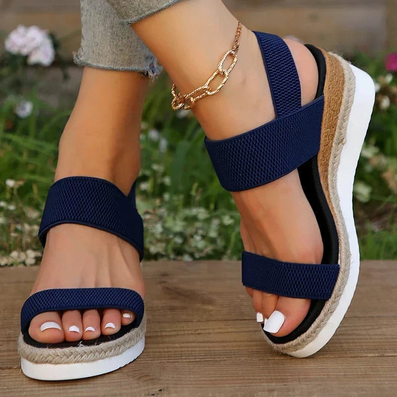 Emese | Platformos Szandál Női Pántos Espadrilles
