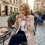 Erika | Trench Coat Női Klasszikus Gombos Átmeneti Kabát