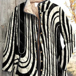 Estelle | Steppjacke Damen Patchwork Floral Stehkragen