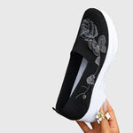Eszter | Slip-On Sneaker Női Hímzett Pillangós