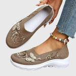 Eszter | Slip-On Sneaker Női Hímzett Pillangós
