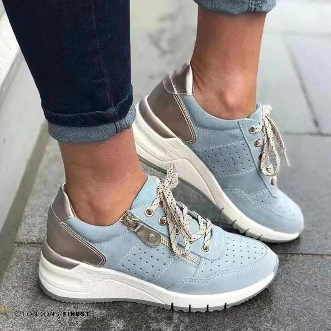 Fanni | Női Sneaker Cipő Fűzős Platform