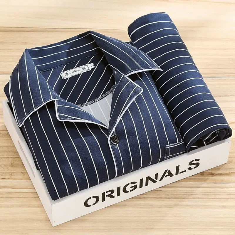 Felix | Pyjama Herren Langarm Set Bedruckt
