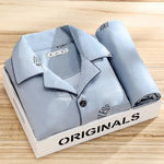 Felix | Pyjama Herren Langarm Set Bedruckt