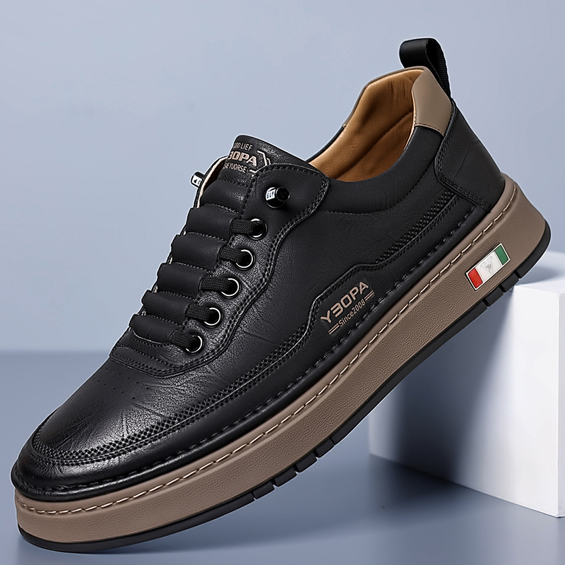 Felix | Sneaker Herren Leder Leicht Schnürsenkel