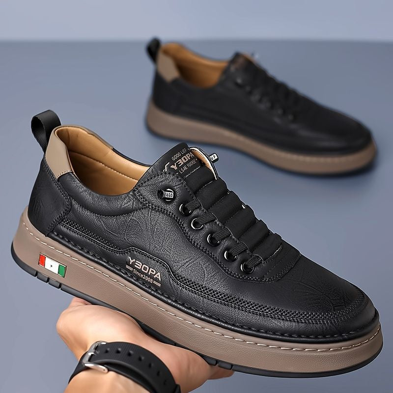 Felix | Sneaker Herren Leder Leicht Schnürsenkel