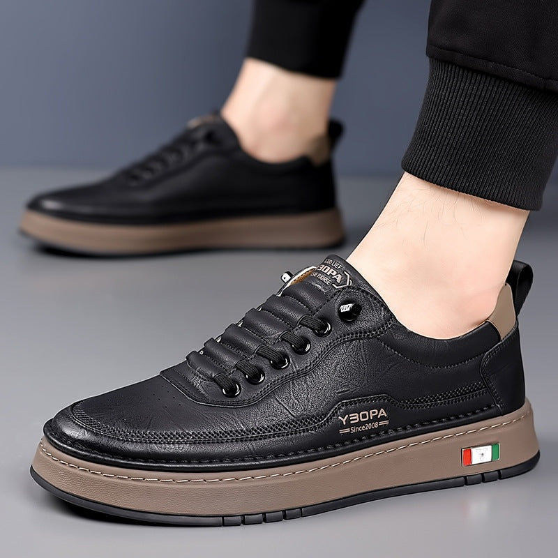Felix | Sneaker Herren Leder Leicht Schnürsenkel