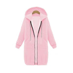 Flóra | Hoodie Hosszú Kapucnis Női Cipzáras Oversize