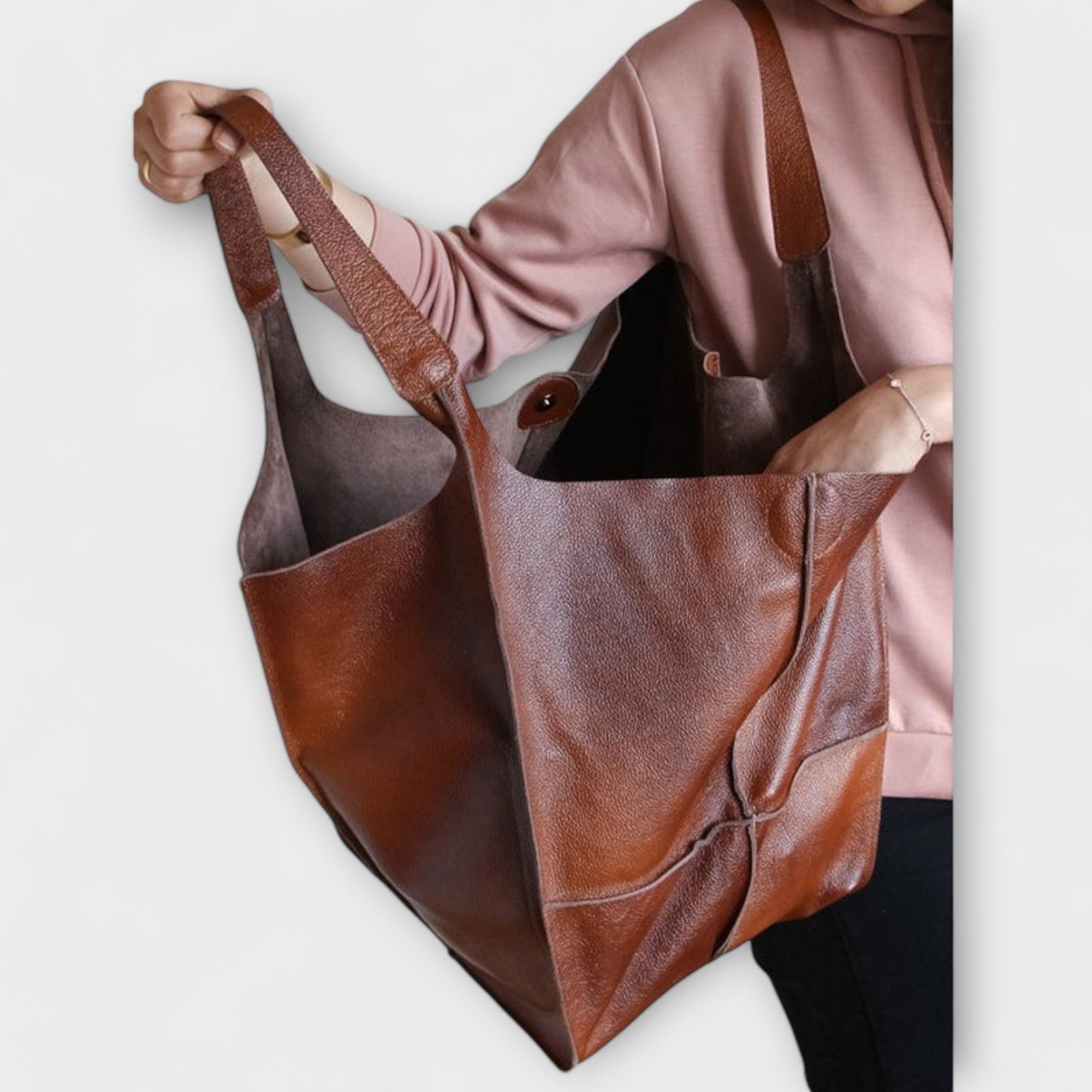 Flóra | Shopper Táska Női Bőr Nagy Méret