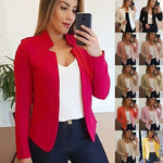 Flóra | Zakó Női Nyitott Elő Hosszú Ujjú Elegáns