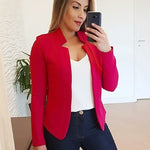 Flóra | Zakó Női Nyitott Elő Hosszú Ujjú Elegáns