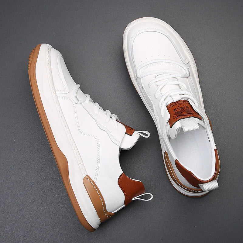 Florian | Leder Sneaker Herren Schnürer Dickesohle