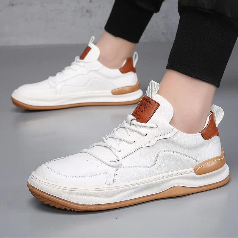 Florian | Leder Sneaker Herren Schnürer Dickesohle