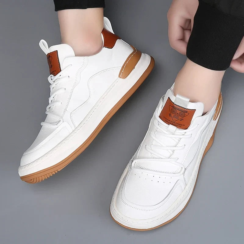 Florian | Leder Sneaker Herren Schnürer Dickesohle