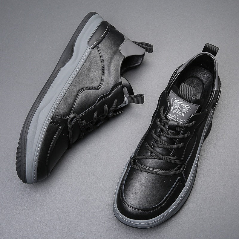 Florian | Leder Sneaker Herren Schnürer Dickesohle