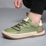 Florian | Leder Sneaker Herren Schnürer Dickesohle