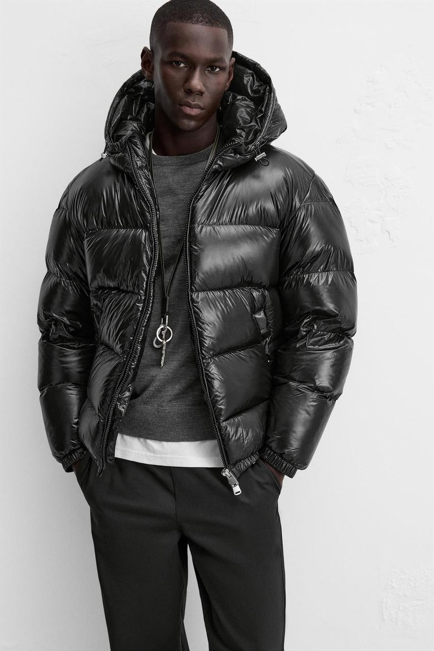 Flurin | Daunenjacke Herren mit Kapuze Gesteppt Oversized