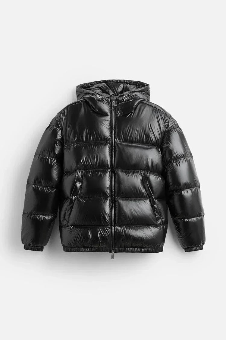 Flurin | Daunenjacke Herren mit Kapuze Gesteppt Oversized