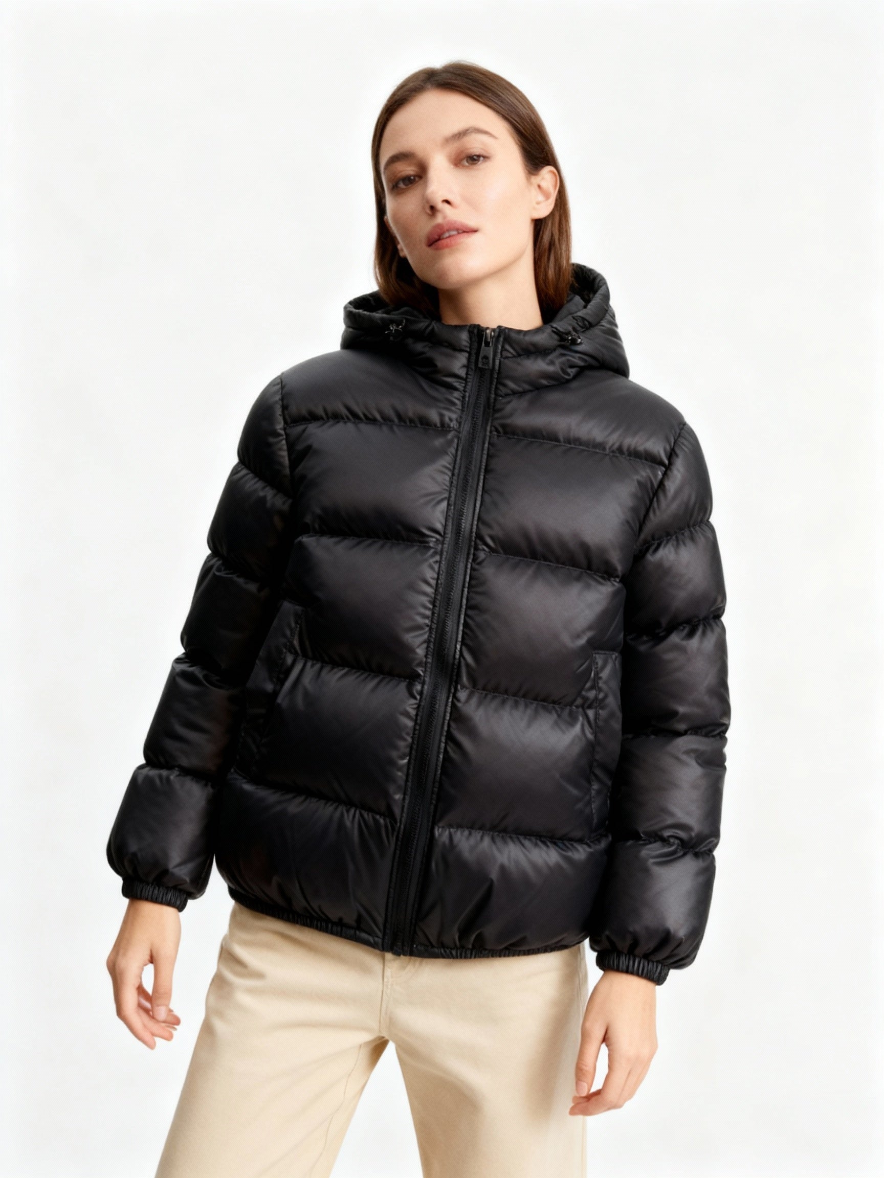 Flurin | Daunenjacke Herren mit Kapuze Gesteppt Oversized