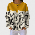Frieda | Weihnachts Sweatshirt Damen Langarm Waffelstruktur