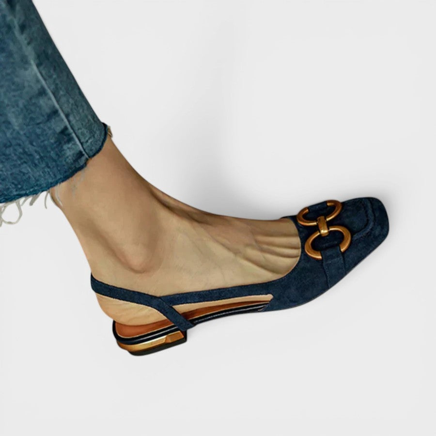 Fruzsina | Szandál Lapos Női Pántos Slingback