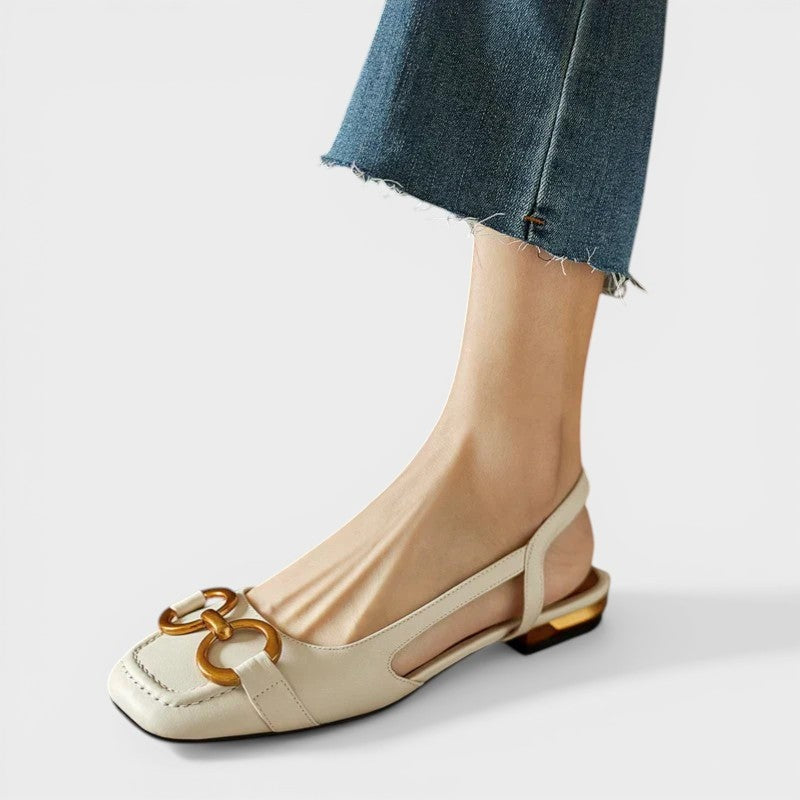 Fruzsina | Szandál Lapos Női Pántos Slingback