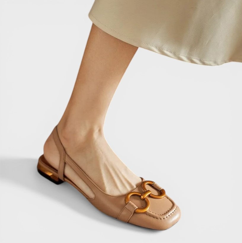 Fruzsina | Szandál Lapos Női Pántos Slingback