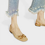 Fruzsina | Szandál Lapos Női Pántos Slingback