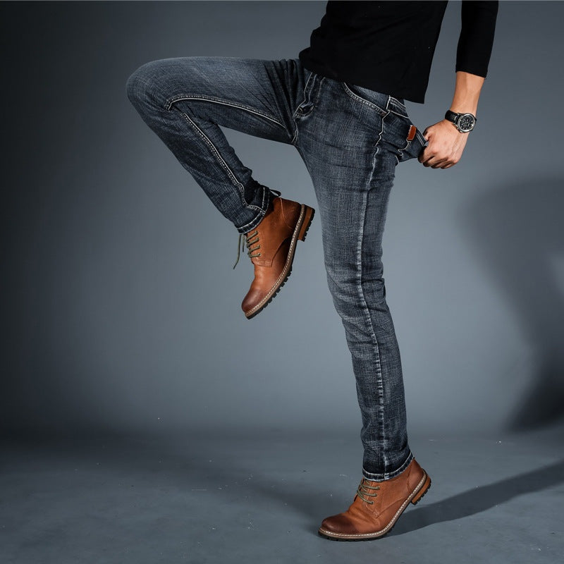 Gábor | Skinny Jeans Férfi Slim Fit Stretch Farmer