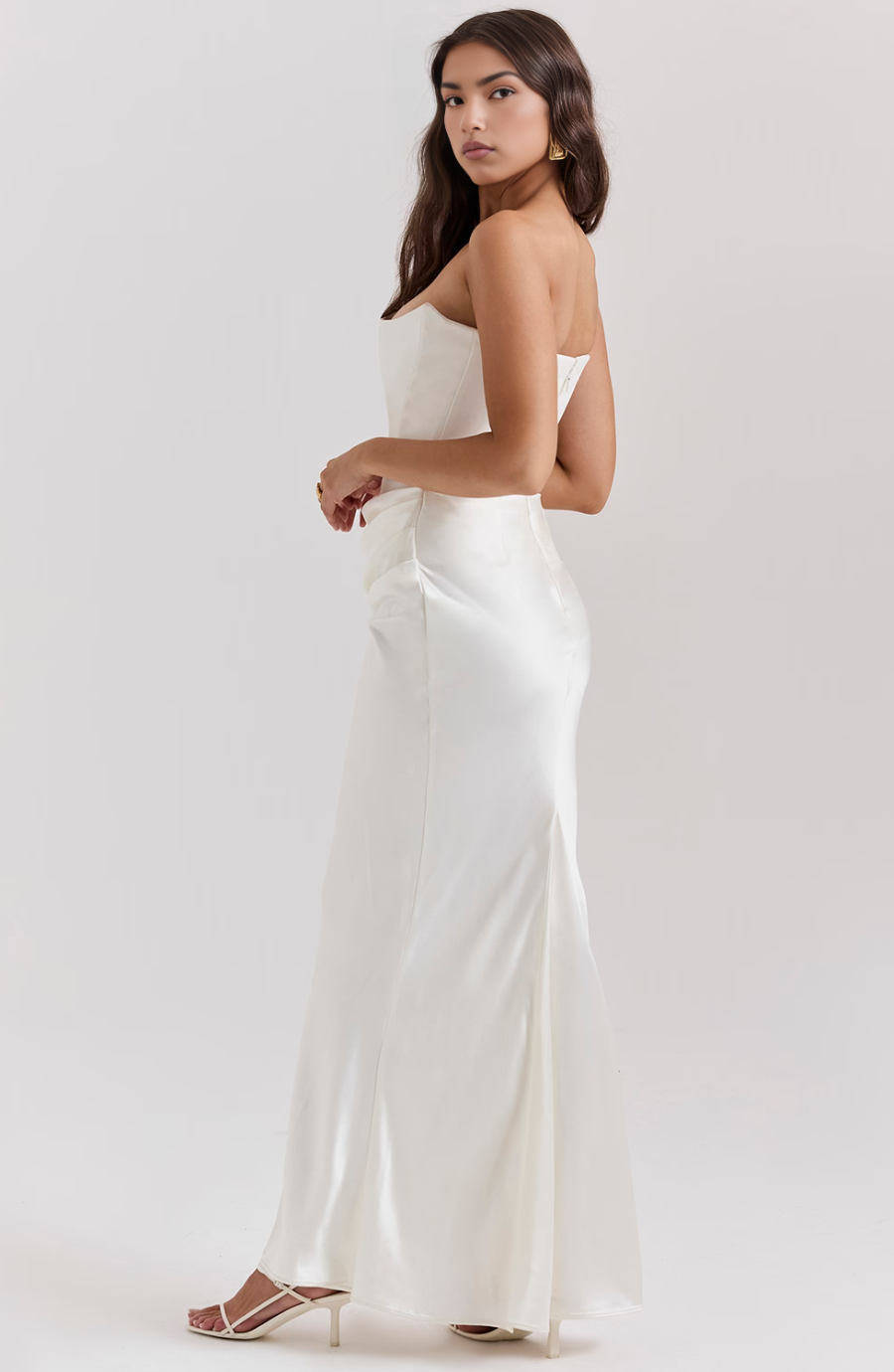 Gabriella | Alkalmi Strapless Ruha Női Maxi Testhezálló