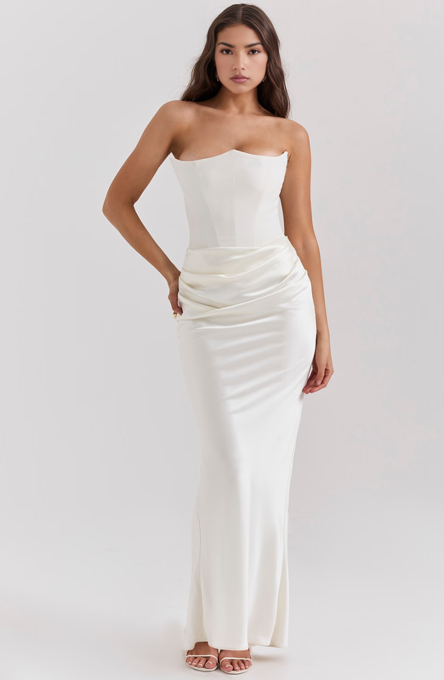 Gabriella | Alkalmi Strapless Ruha Női Maxi Testhezálló