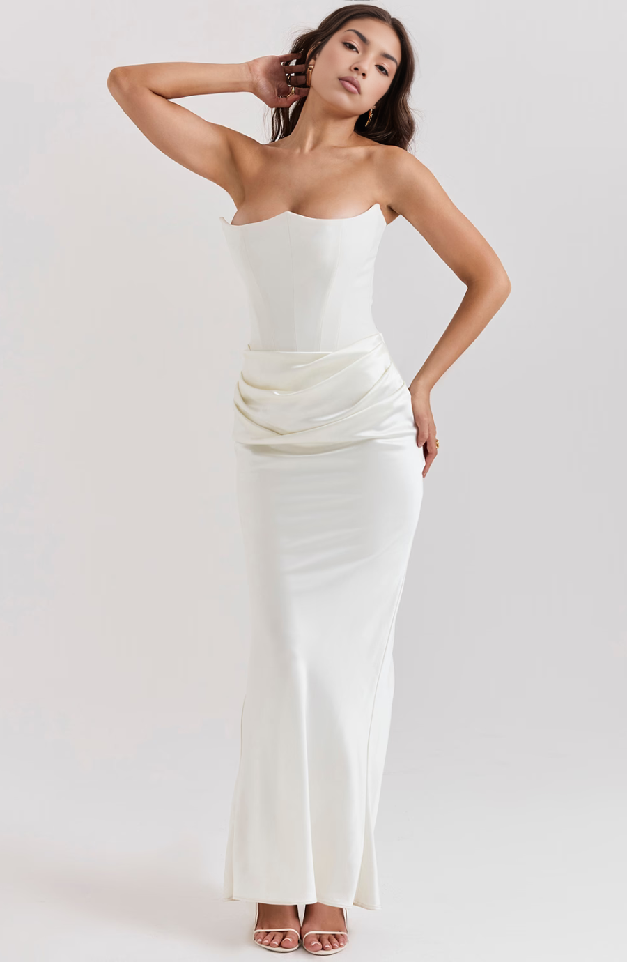 Gabriella | Alkalmi Strapless Ruha Női Maxi Testhezálló