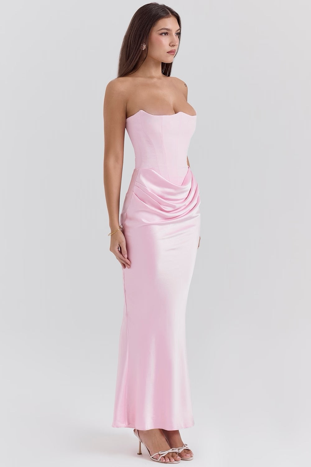 Gabriella | Alkalmi Strapless Ruha Női Maxi Testhezálló
