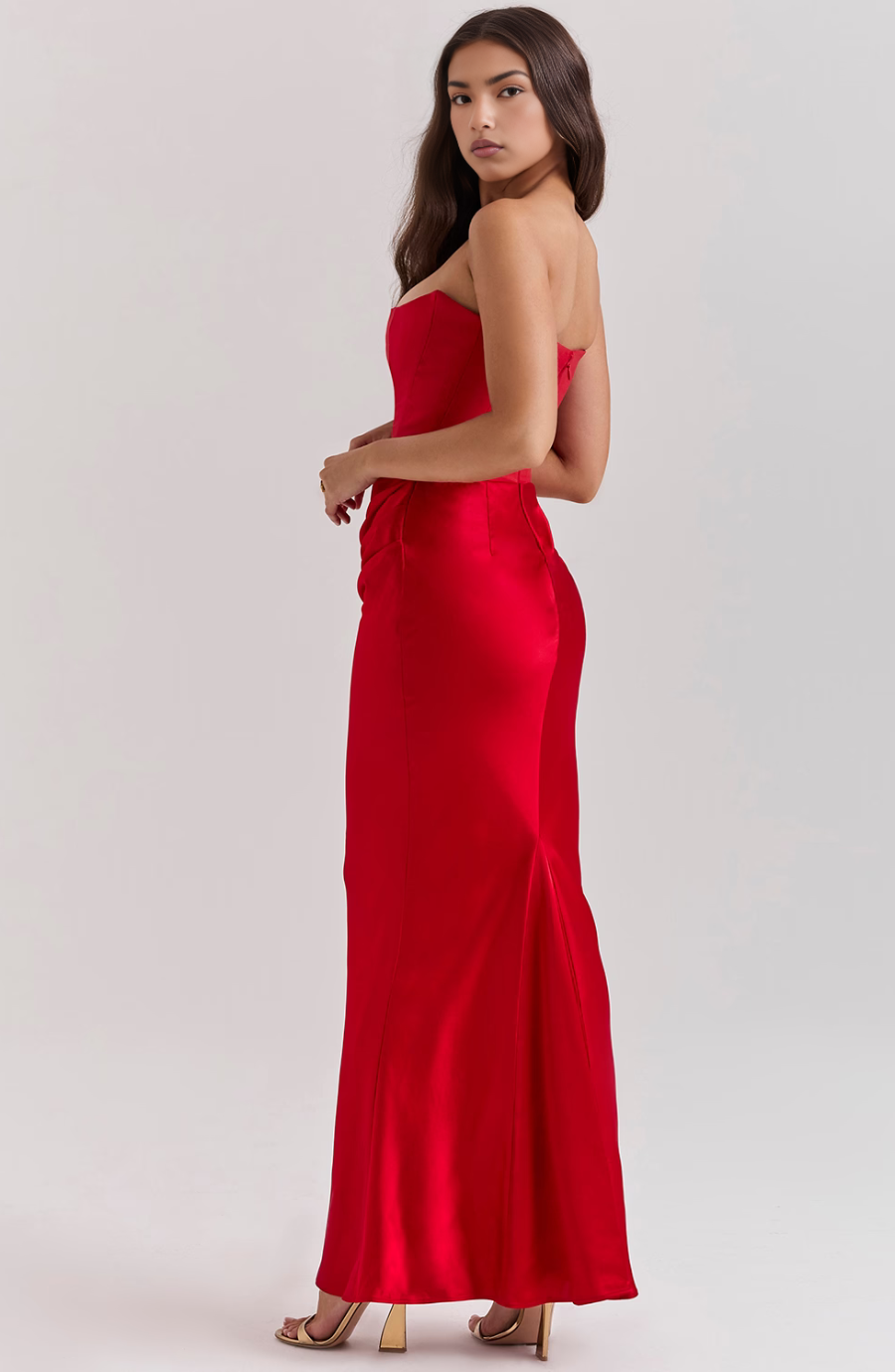 Gabriella | Alkalmi Strapless Ruha Női Maxi Testhezálló