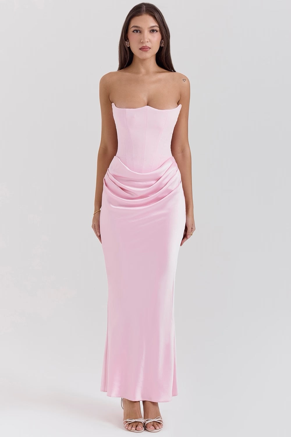 Gabriella | Alkalmi Strapless Ruha Női Maxi Testhezálló