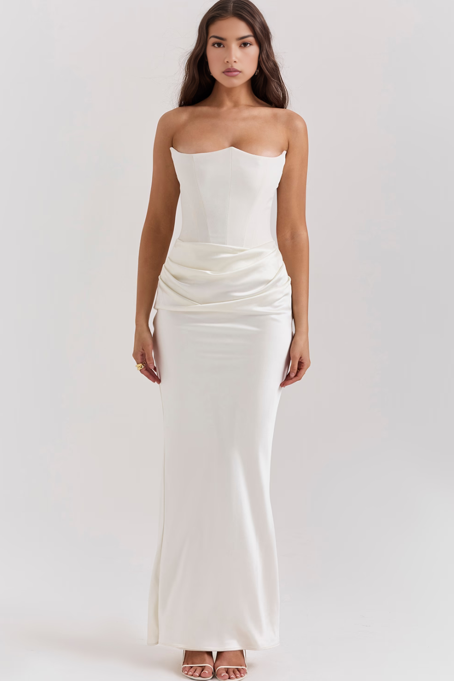Gabriella | Alkalmi Strapless Ruha Női Maxi Testhezálló