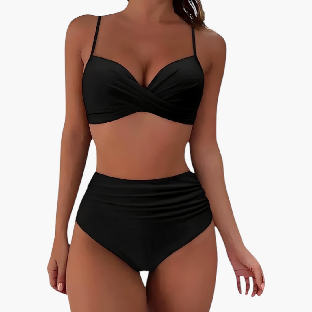 Gabriella | Bikini Szett Női Magas Derekú Keresztpántos