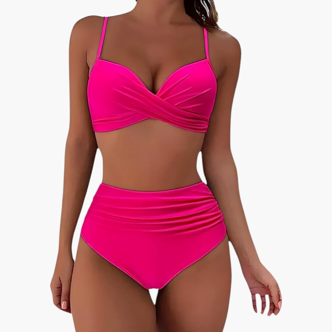 Gabriella | Bikini Szett Női Magas Derekú Keresztpántos
