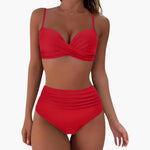 Gabriella | Bikini Szett Női Magas Derekú Keresztpántos