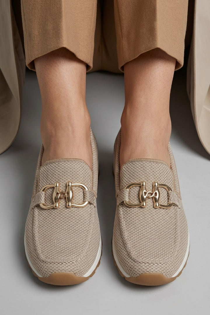 Gabriella | Ortopéd Loafer Női Hálós Fém Csatos
