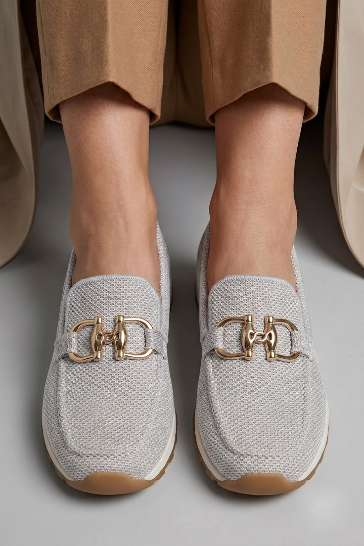 Gabriella | Ortopéd Loafer Női Hálós Fém Csatos
