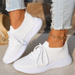 Gabriella | Sneaker Női Kötött Felsőrésszel Fűzős