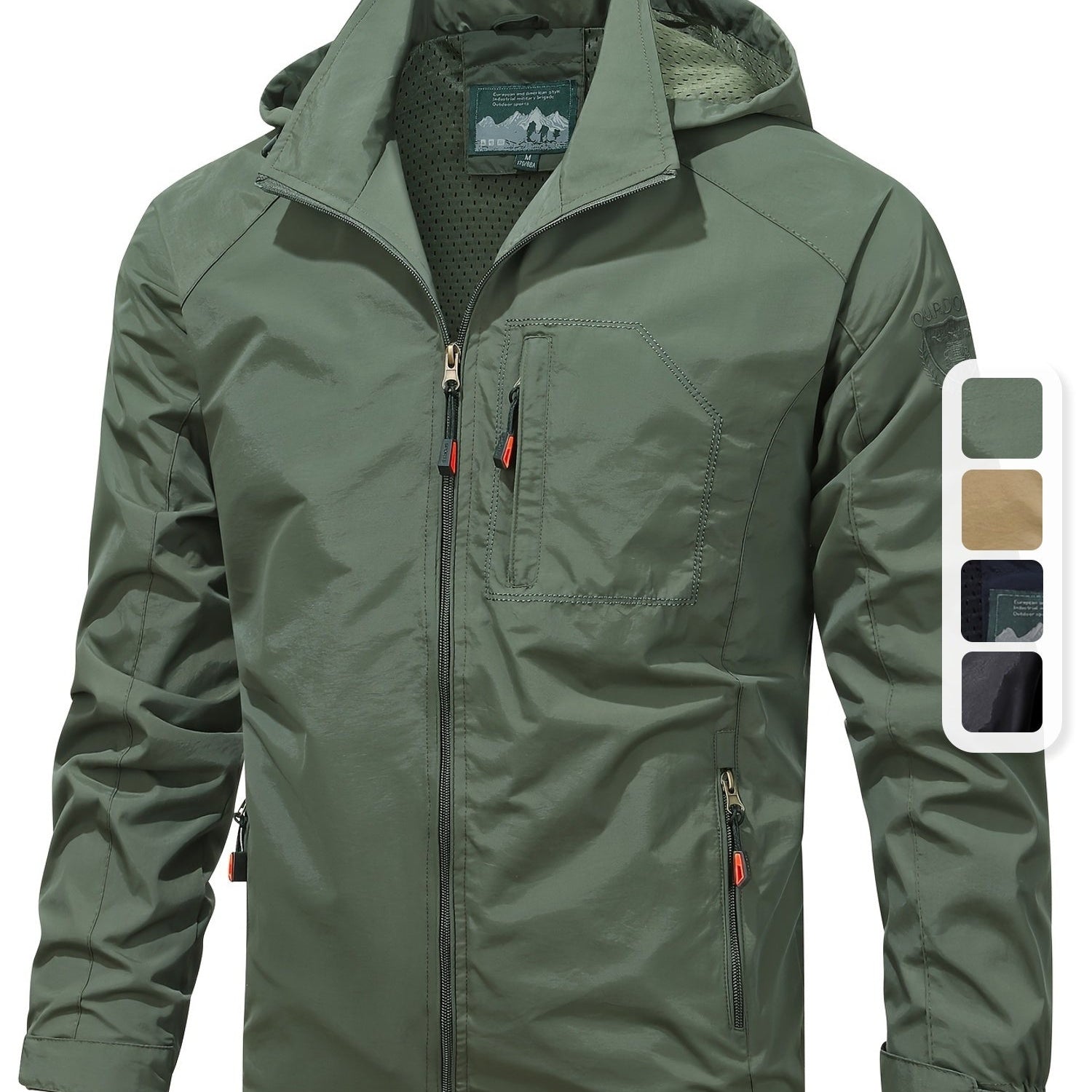 Gian | Jacke Herren Outdoor Mit Kapuze Wasserabweisend