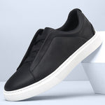 Gian | Sneaker Leder Herren Elastische Schnürung