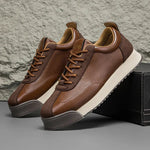 Hanna | Bőr Sneaker Női Platform Talpú Fűzős
